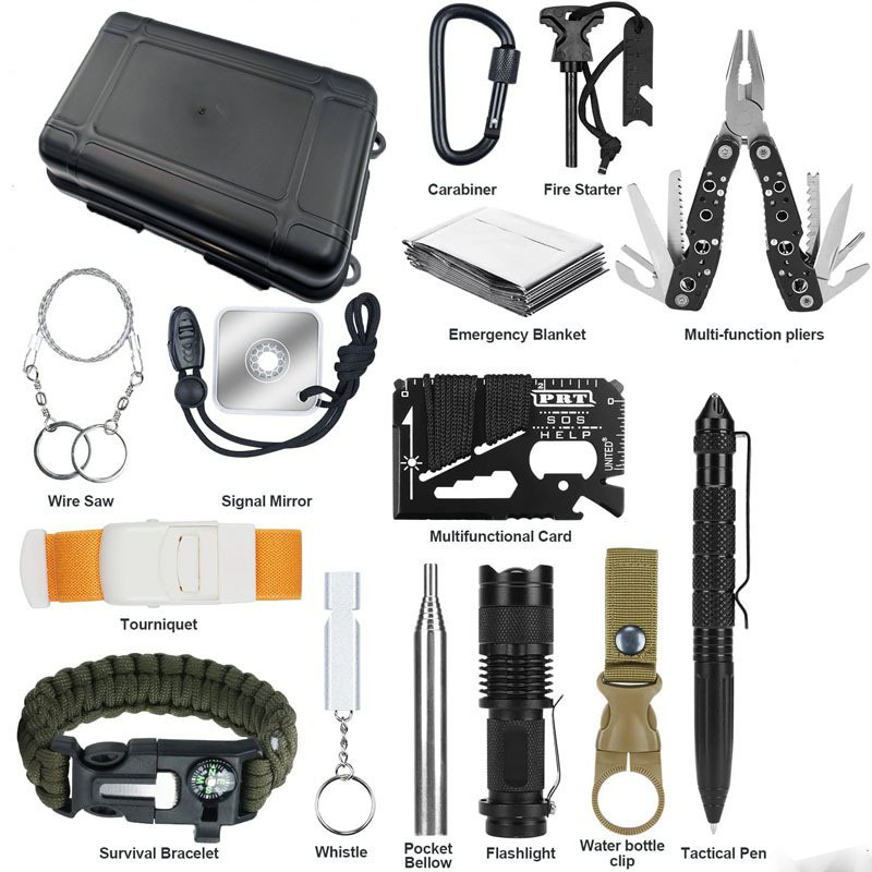 Outdoor Hunting Tools - Hongrui DIY Compacte Draagbare Stootvaste Overlevingsuitrusting