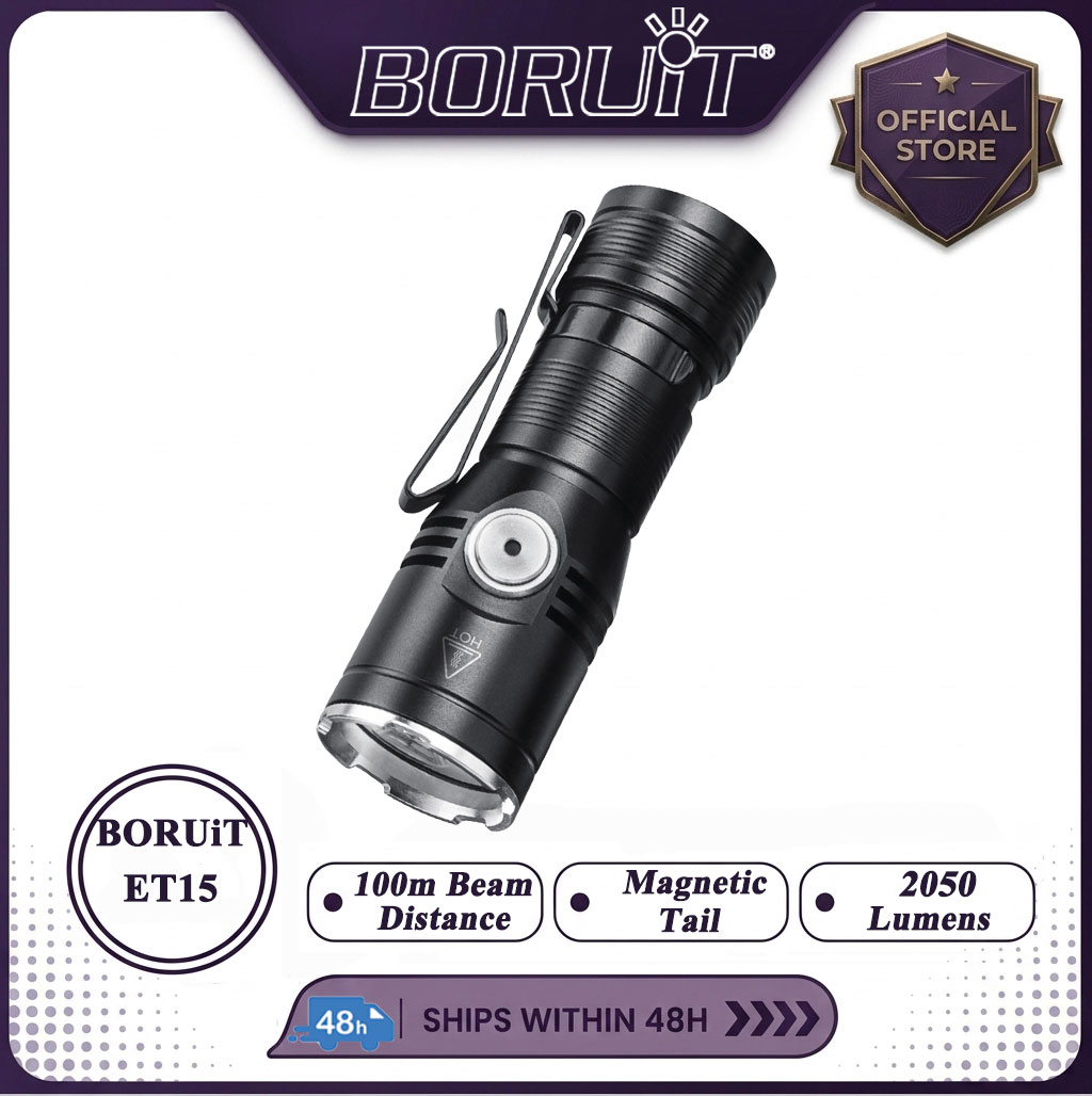 Outdoor Hunting Bike - BORUiT 2050LM 100M Magnetische Mini Krachtige