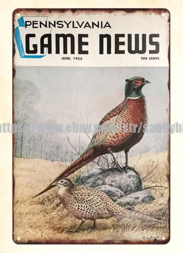Hunting Quail - 1958 kwartel fazantjacht Pennsylvania Game News