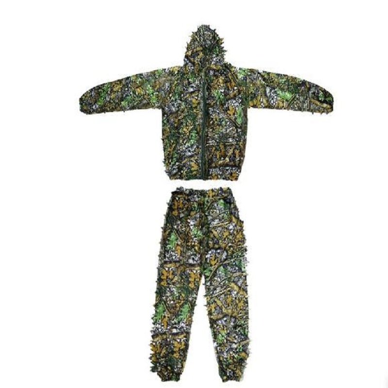 Hunting Outdoor Jacket - 3D Jachtkleding Sniper Airsoft Camouflage Ghilliekostuum