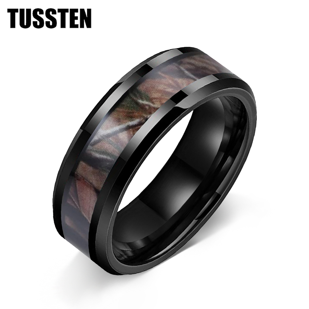 Hunting Outdoor Channel - TUSSTEN 6/8mm Tungsten Carbide Camo Jachtring