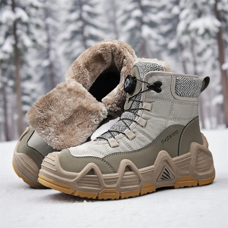Warm bont outdoor heren gevech - Outdoor Hunting Boots For Men recensie en prijs
