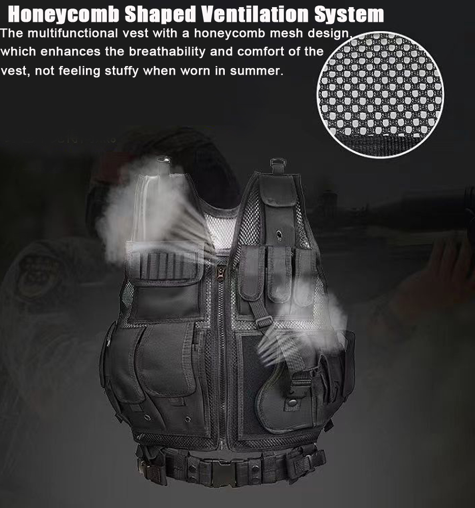 Verstelbare Molle Tactisch Ves - Hunting Outdoor Jacket recensie en prijs