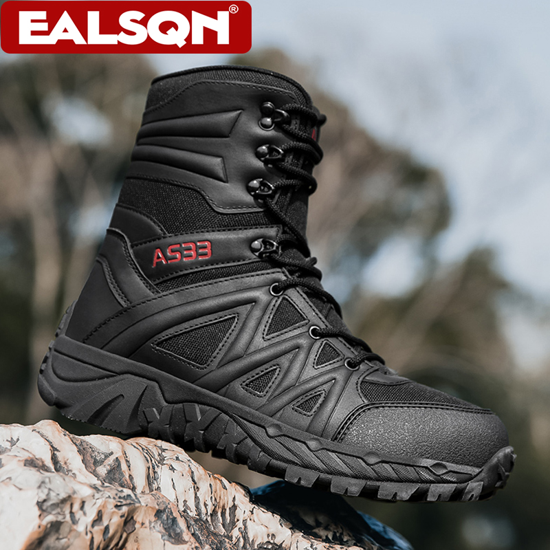 Hoge outdoorlaarzen voor heren - Outdoor Hunting Boots For Men recensie en prijs