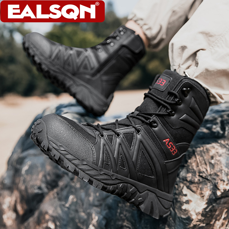 Hoge outdoorlaarzen voor heren - Outdoor Hunting Boots For Men recensie en prijs