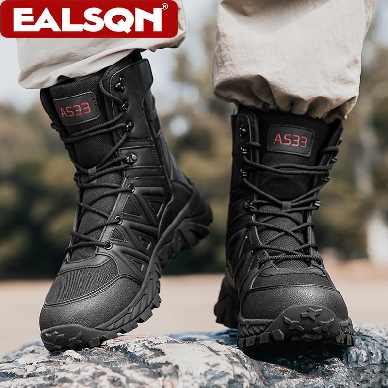 Hoge outdoorlaarzen voor heren - Outdoor Hunting Boots For Men recensie en prijs