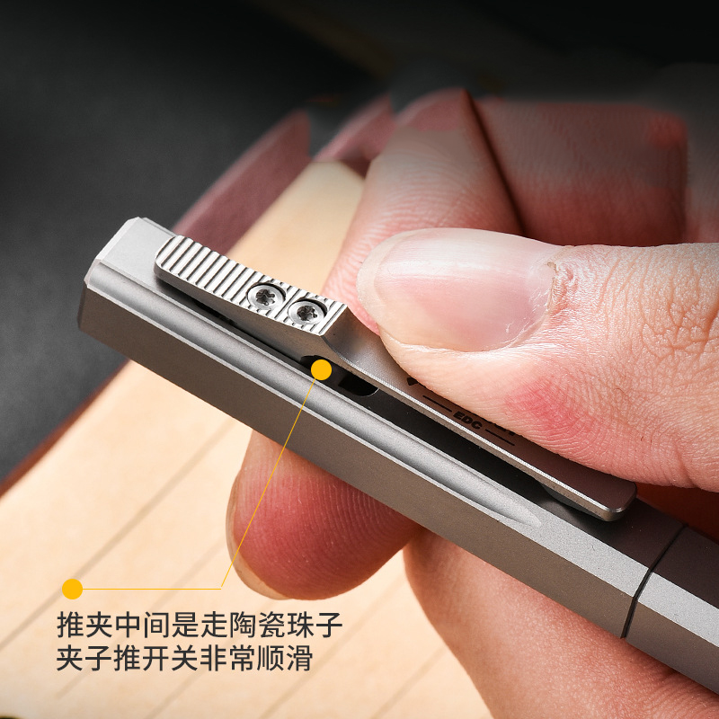 Titanium Glijdende Decompressi - Tactical Pen Tool recensie en prijs