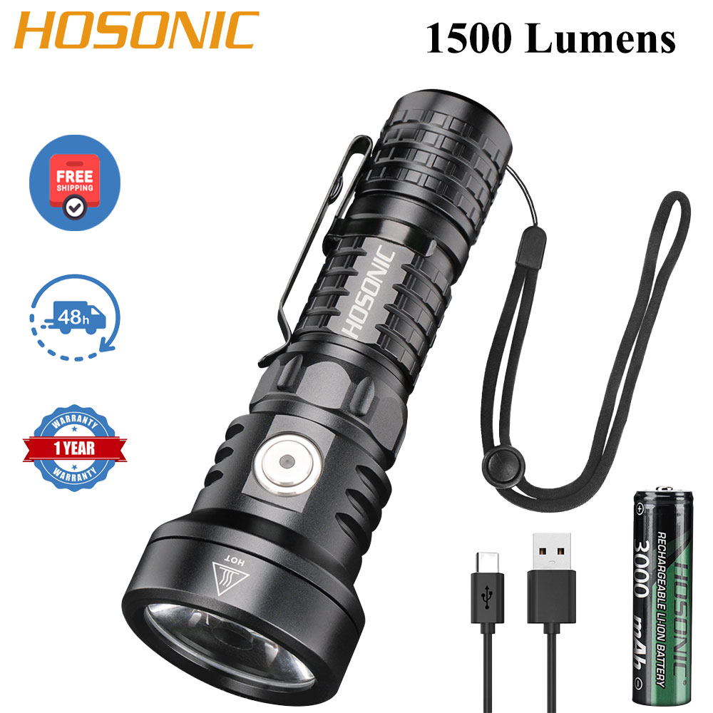 HOSONIC EC12 1500LM Zaklamp Ty - Outdoor Hunting Bike recensie en prijs