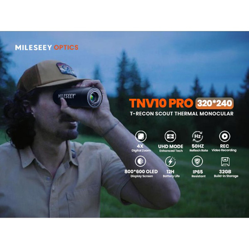 MILESEEY TNV10 PRO 320×240 res - Outdoor Hunting Images recensie en prijs