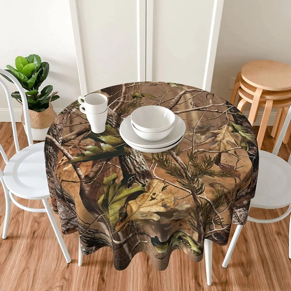 Jacht Camo rond tafelkleed 60  - Outdoor Hunting Table recensie en prijs