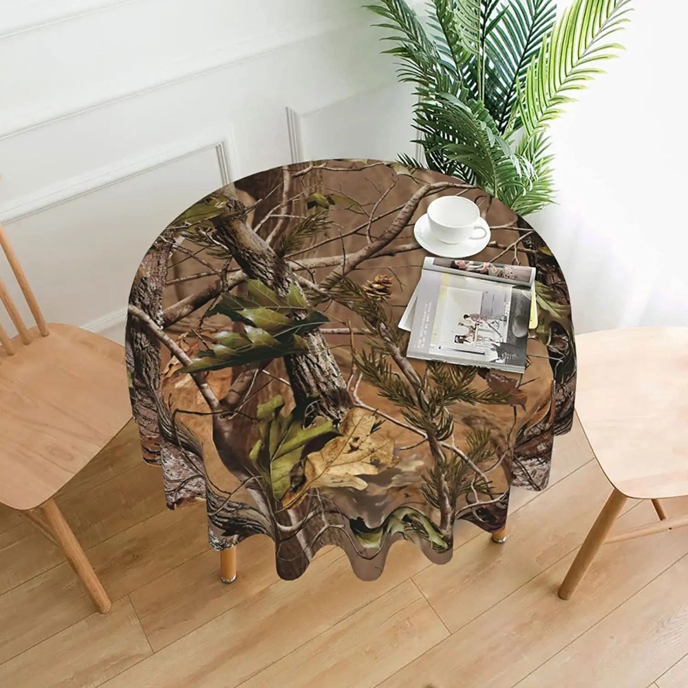 Jacht Camo rond tafelkleed 60  - Outdoor Hunting Table recensie en prijs